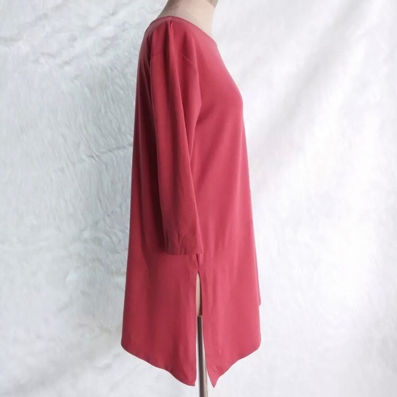 🍂 EILEEN FISHER BALLET NECK TENCEL JERSEY TOP XS - Picture 5 of 10